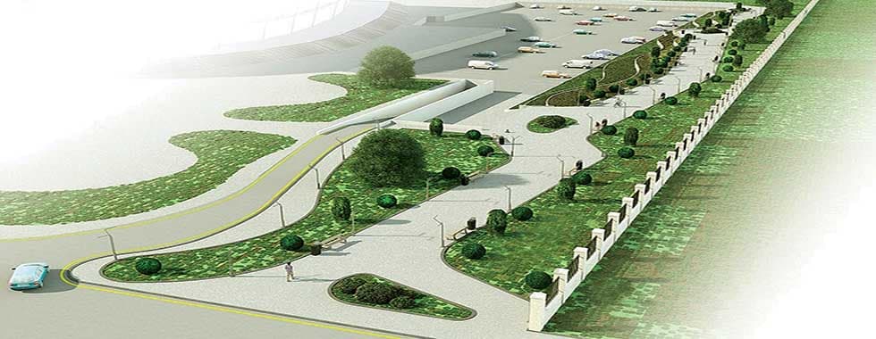 LANDSCAPING WORKS AT NATIONAL GYMNASTICS ARENA