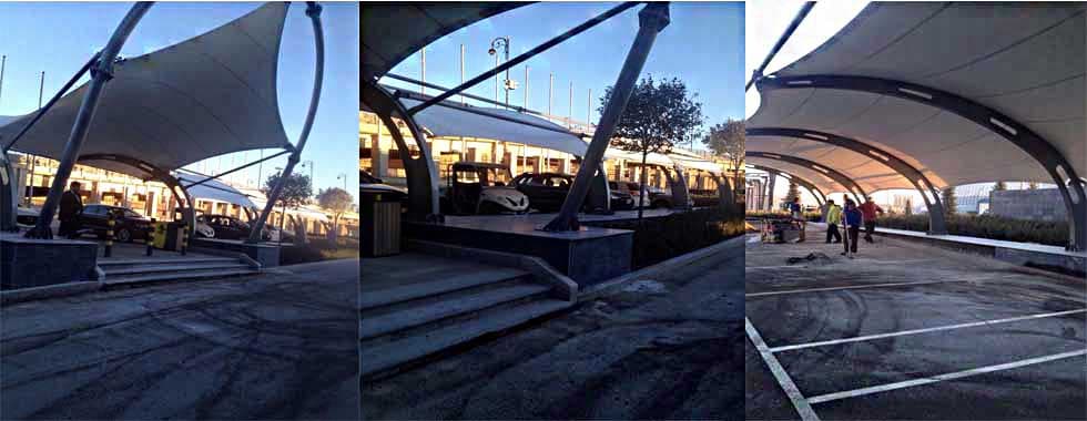 CONSTRUCTION OF CANOPY OVER CARPARK — photo 7